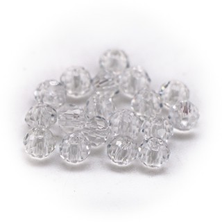 Бусины рондели 2*2мм (прозрачный)